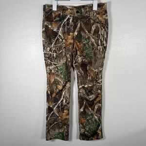 Kings Camo Cargo Pants Mens 32 Brown Realtree Cargo Performance Trousers